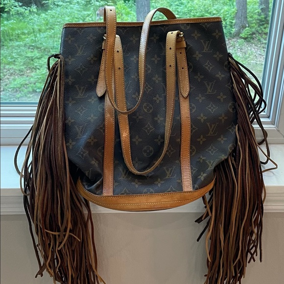 Louis Vuitton Handbags - Vintage Boho Chic LV Bucket Bag W/Fringe